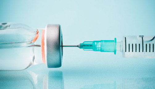 vial and needle vaccine injection medication