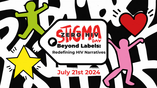 The logo and theme for Zero HIV Stigma Day 2024, Sunday, July 21