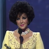 Elizabeth Taylor receives the Jean Hersholt Humanitarian Award at the 1993 Academy Awards